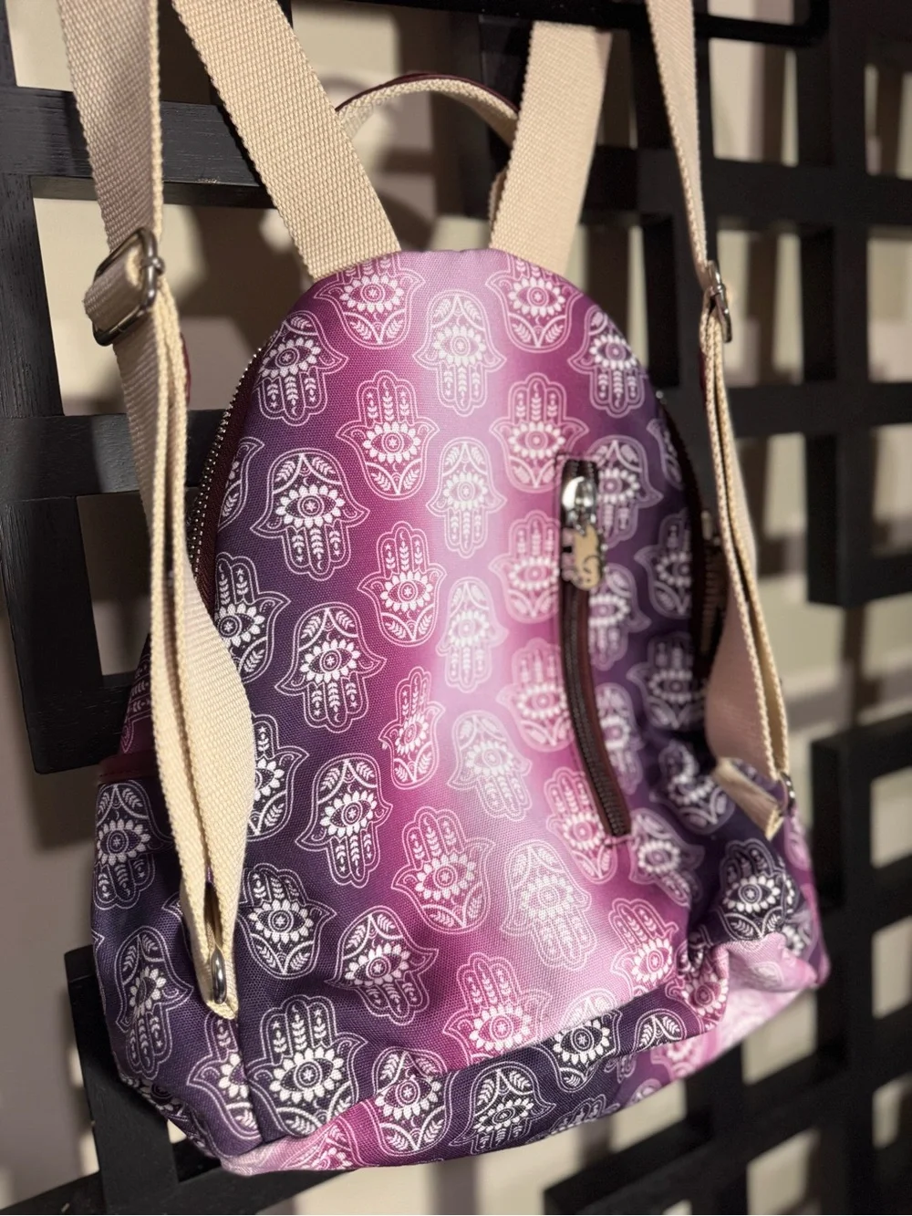 Ivory Ella Mini Backpack - Picture 2 of 7